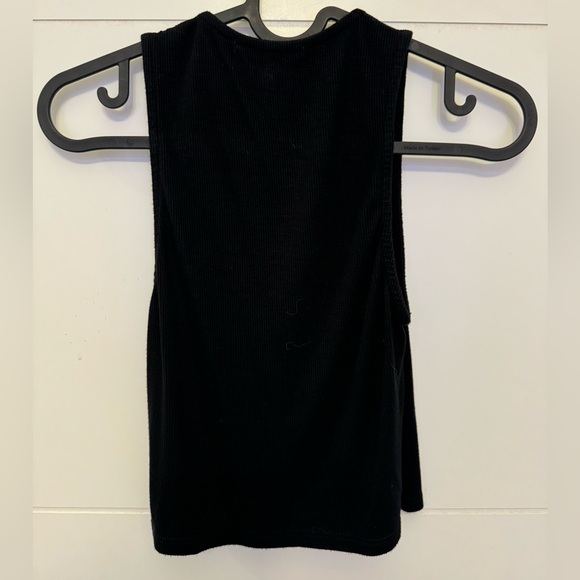 Joah Brown XS/S Black Lace Up Crop - Picture 6 of 6